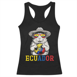 Funny Ecuador Guinea Pig Soccer Fan Racerback Tank Top Cavy Lover Gift TS12 Black Print Your Wear