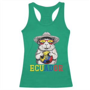 Funny Ecuador Guinea Pig Soccer Fan Racerback Tank Top Cavy Lover Gift TS12 Irish Green Print Your Wear