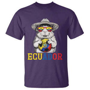 Funny Ecuador Guinea Pig Soccer Fan T Shirt Cavy Lover Gift TS12 Purple Print Your Wear