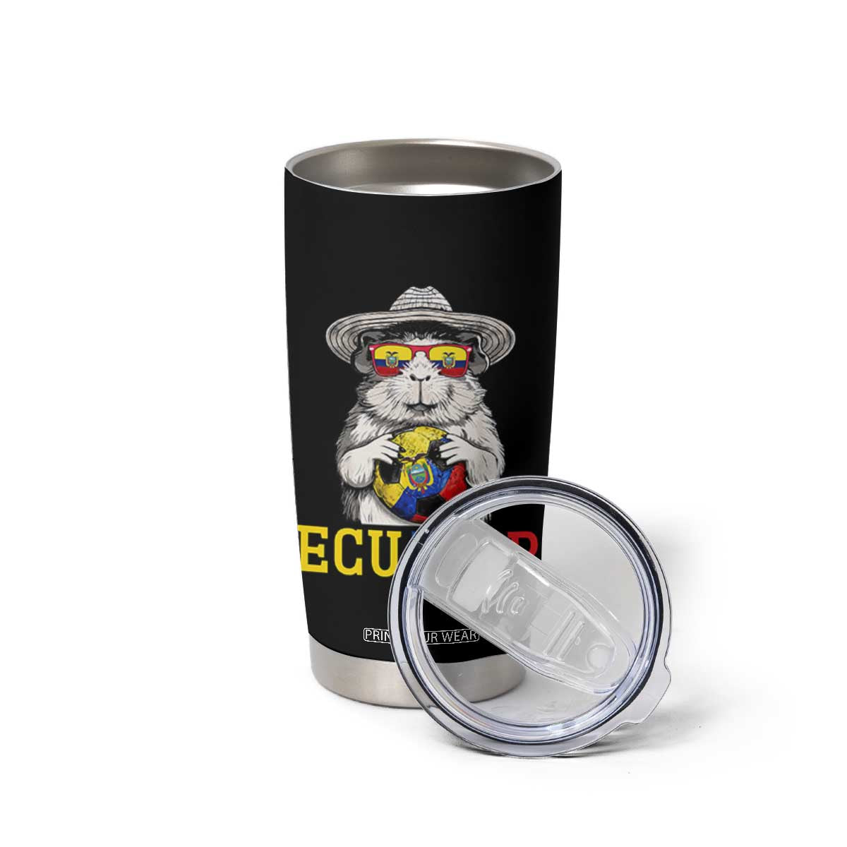 Funny Ecuador Guinea Pig Soccer Fan Tumbler Cup Cavy Lover Gift TS12 Print Your Wear