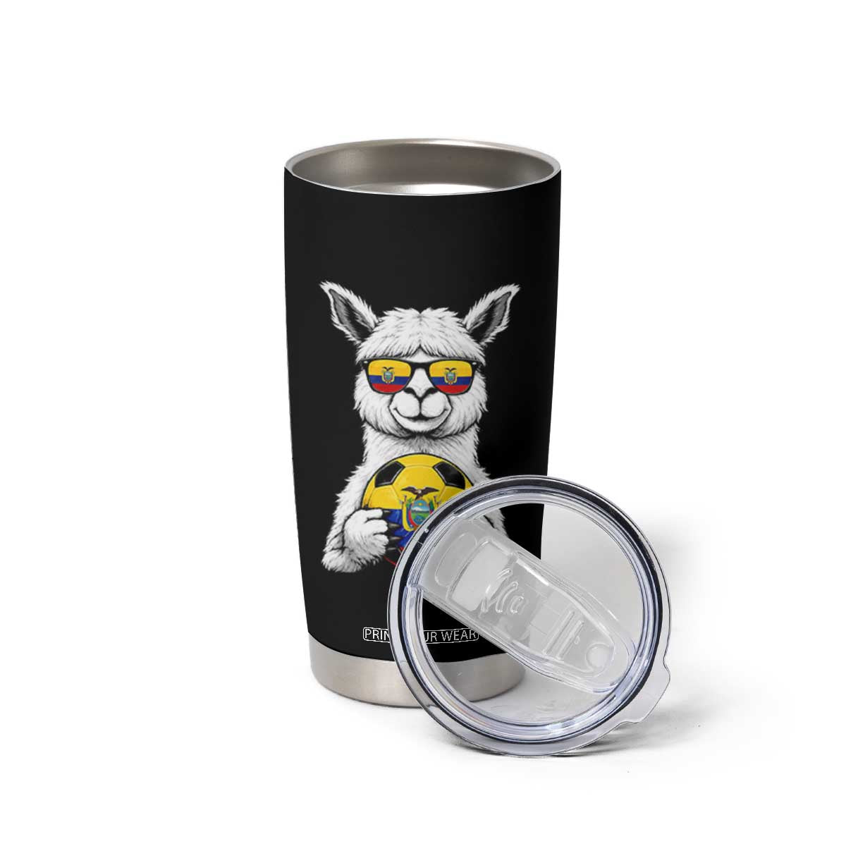 Funny Ecuador Alpaca Soccer Lover Tumbler Cup South American Pride Gift TS12 Print Your Wear