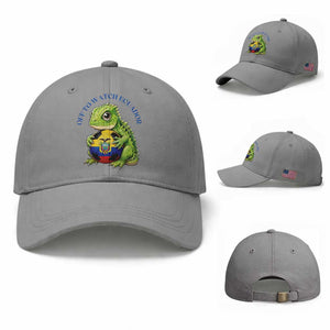 Off To Watch Ecuador Baseball Cap Funny Ecuador Iguana Soccer Fan Gift TS12 Baseball Cap Universal Fit Sport Gray Print Your Wear