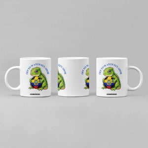 Off To Watch Ecuador Coffee Mug Funny Ecuador Iguana Soccer Fan Gift TS12 Print Your Wear