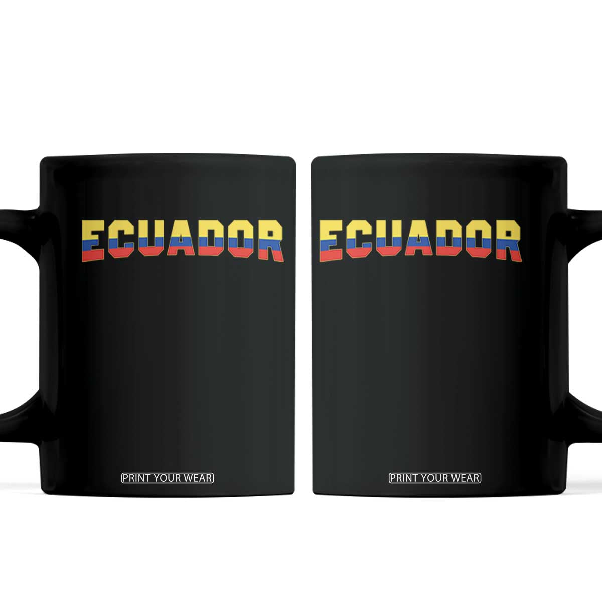 Vintage Ecuador Roots Coffee Mug Latin Heritage Pride Gift TS12 Black Print Your Wear