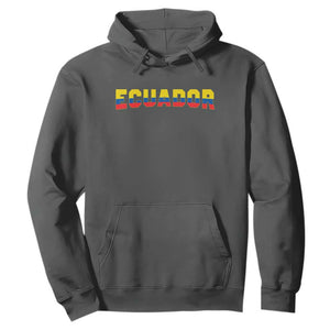 Vintage Ecuador Roots Hoodie Latin Heritage Pride Gift TS12 Dark Heather Print Your Wear