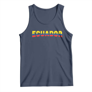Vintage Ecuador Roots Tank Top Latin Heritage Pride Gift TS12 Navy Print Your Wear
