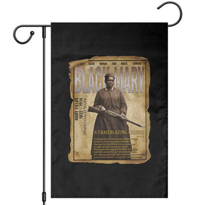 Vintage Newspaper Stagecoach Mary Fields Mail Carrier Garden Flag Black History Legend Gift