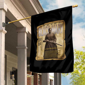 Vintage Newspaper Stagecoach Mary Fields Mail Carrier Garden Flag Black History Legend Gift