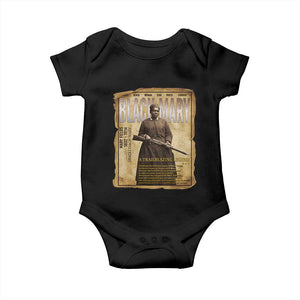 Vintage Newspaper Stagecoach Mary Fields Mail Carrier Baby Onesie Black History Legend Gift