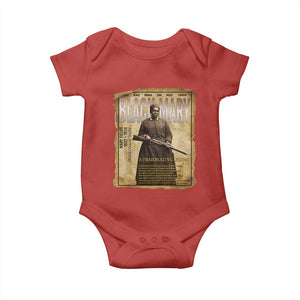 Vintage Newspaper Stagecoach Mary Fields Mail Carrier Baby Onesie Black History Legend Gift