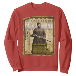 Vintage Newspaper Stagecoach Mary Fields Mail Carrier Sweatshirt Black History Legend Gift