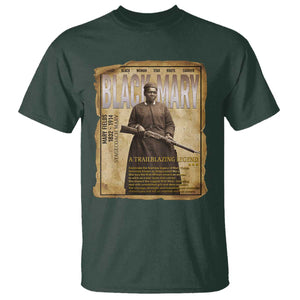 Vintage Newspaper Stagecoach Mary Fields Mail Carrier T Shirt Black History Legend Gift