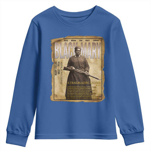 Vintage Newspaper Stagecoach Mary Fields Mail Carrier Youth Sweatshirt Black History Legend Gift