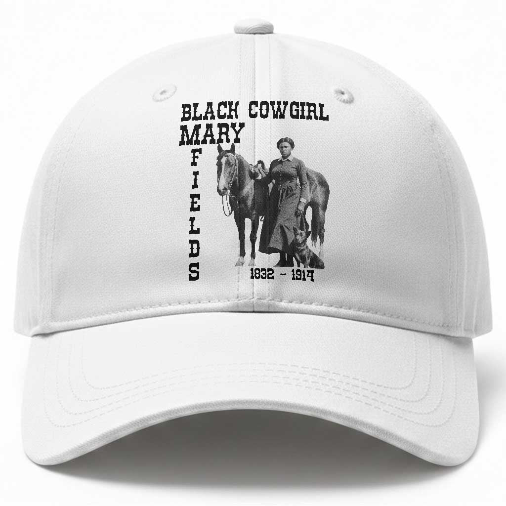 Black Cowgirl Mary Fields Baseball Cap Western Rodeo Vintage Black History Gift