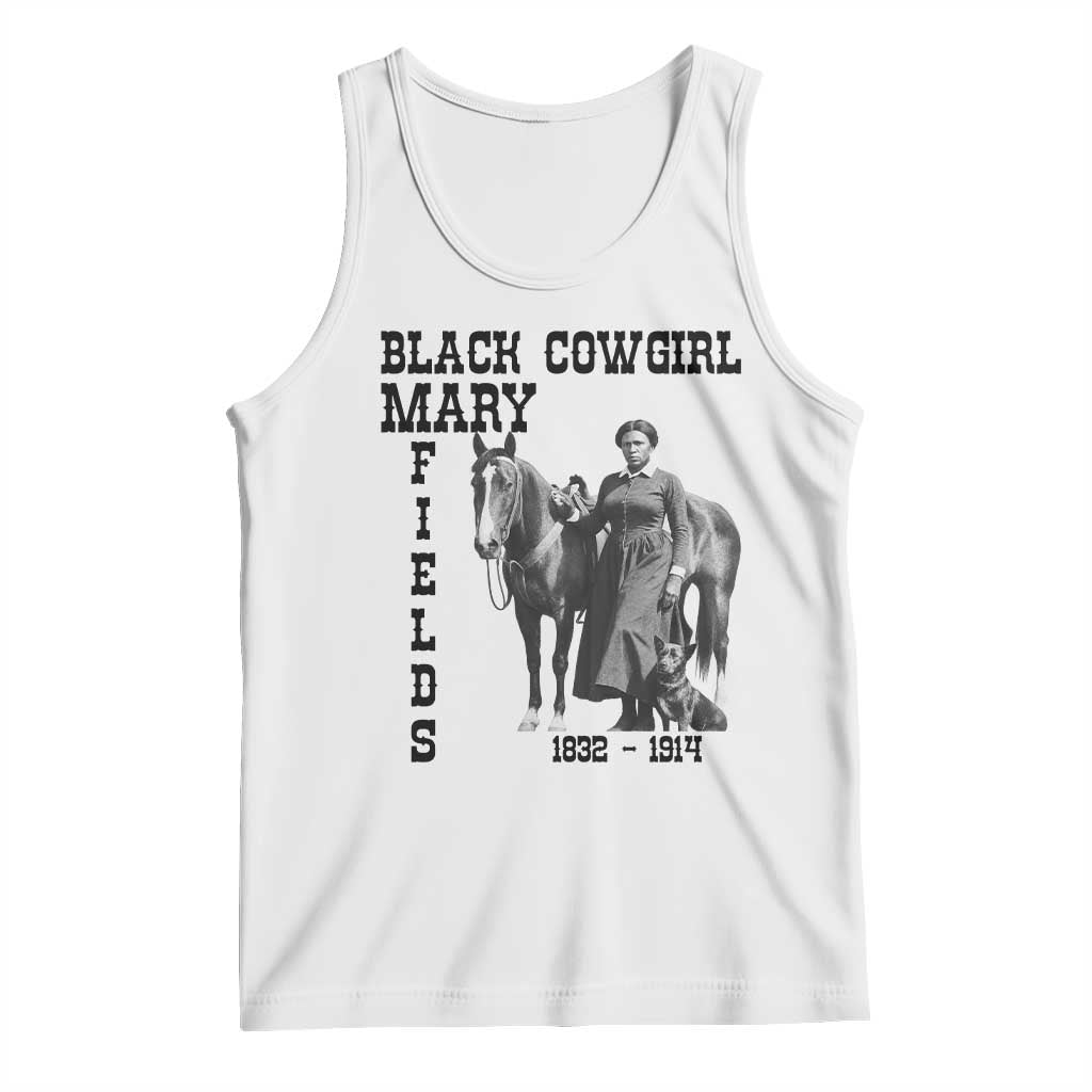 Black Cowgirl Mary Fields Tank Top Western Rodeo Vintage Black History Gift