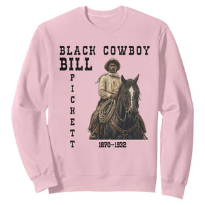 Black Cowboy Bill Pickett Sweatshirt Vintage Western Rodeo Legend Gift