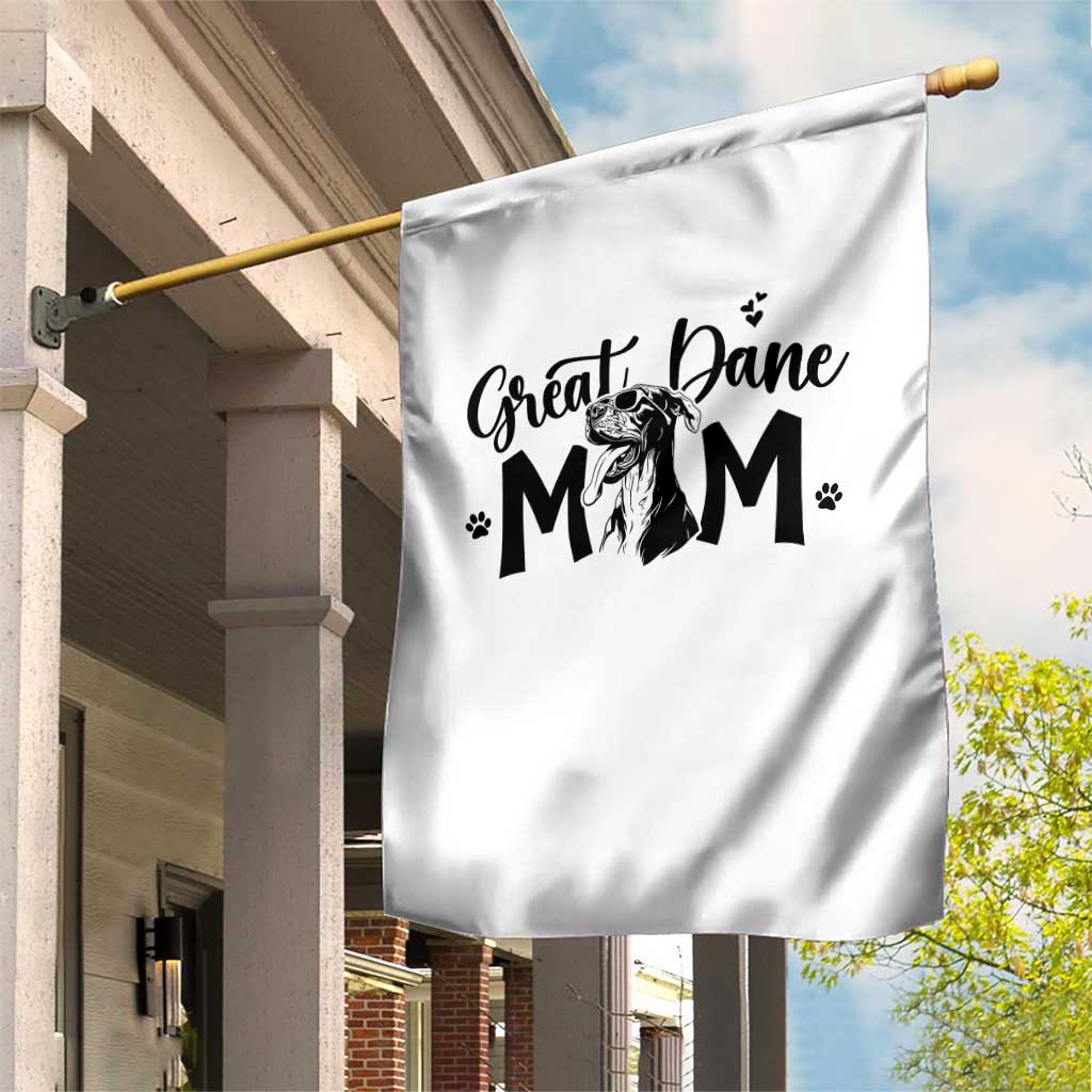 Great Dane Mom Garden Flag Proud Dog Mama Cute Canine Lover Gift