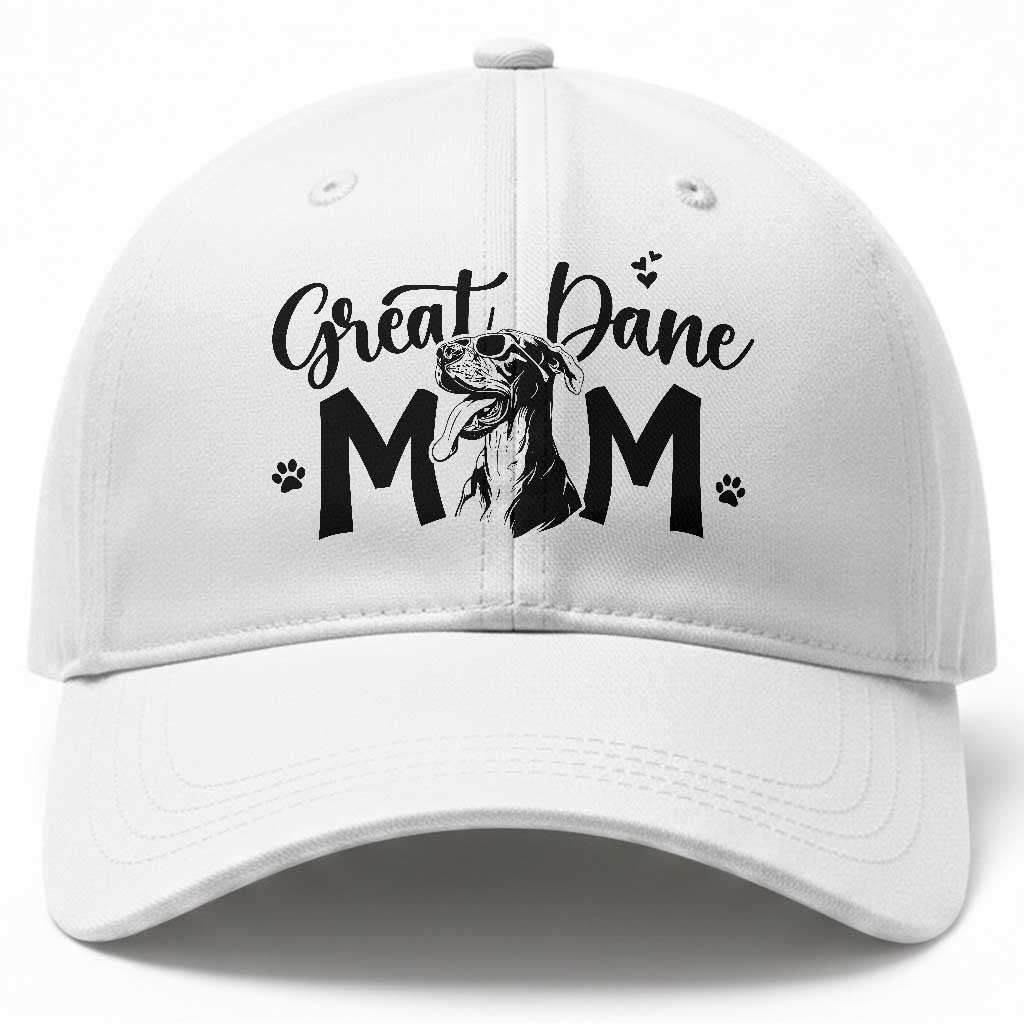Great Dane Mom Baseball Cap Proud Dog Mama Cute Canine Lover Gift