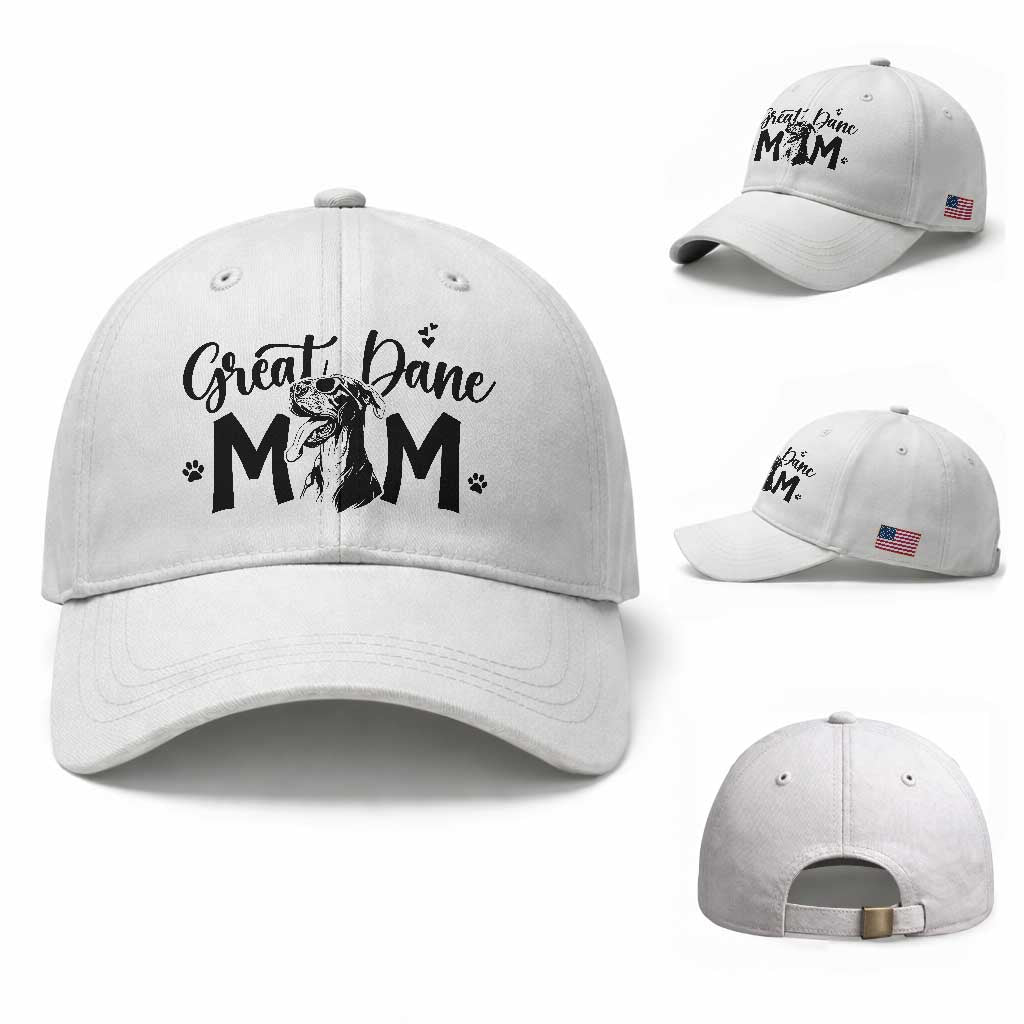 Great Dane Mom Baseball Cap Proud Dog Mama Cute Canine Lover Gift