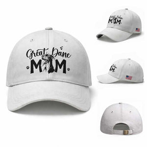 Great Dane Mom Baseball Cap Proud Dog Mama Cute Canine Lover Gift