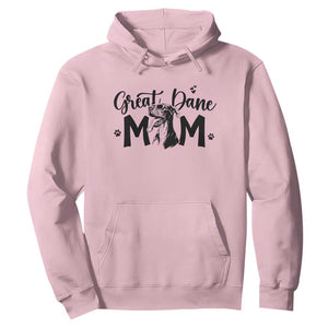 Great Dane Mom Hoodie Proud Dog Mama Cute Canine Lover Gift