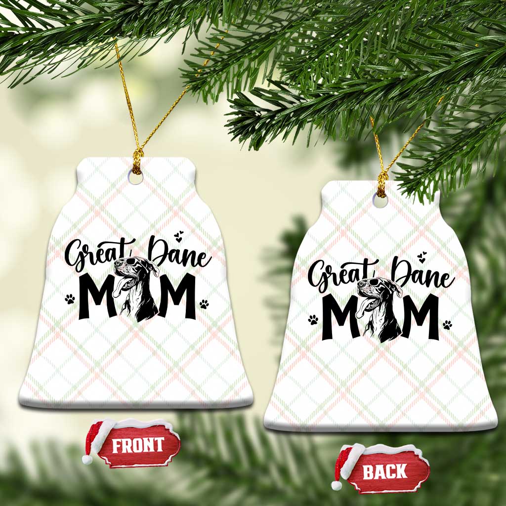 Great Dane Mom Ceramic Ornament Proud Dog Mama Cute Canine Lover Gift