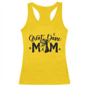 Great Dane Mom Racerback Tank Top Proud Dog Mama Cute Canine Lover Gift