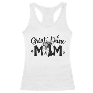 Great Dane Mom Racerback Tank Top Proud Dog Mama Cute Canine Lover Gift