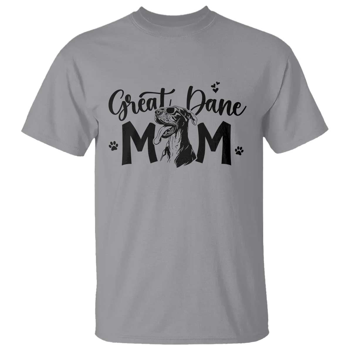 Great Dane Mom T Shirt Proud Dog Mama Cute Canine Lover Gift