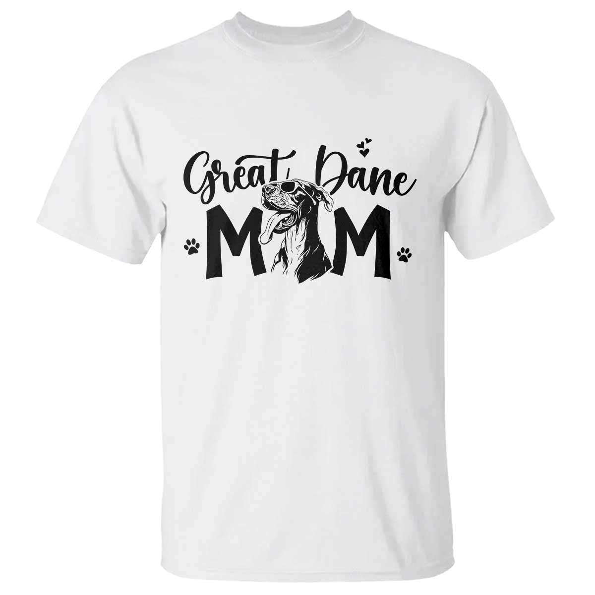 Great Dane Mom T Shirt Proud Dog Mama Cute Canine Lover Gift