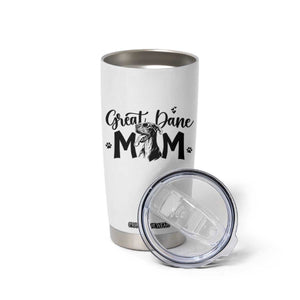 Great Dane Mom Tumbler Cup Proud Dog Mama Cute Canine Lover Gift