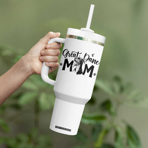 Great Dane Mom Tumbler With Handle Proud Dog Mama Cute Canine Lover Gift