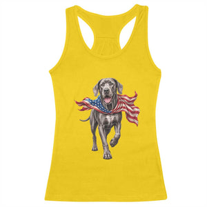 Patriotic Great Dane American Flag Racerback Tank Top USA Pride Dog Lover Gift