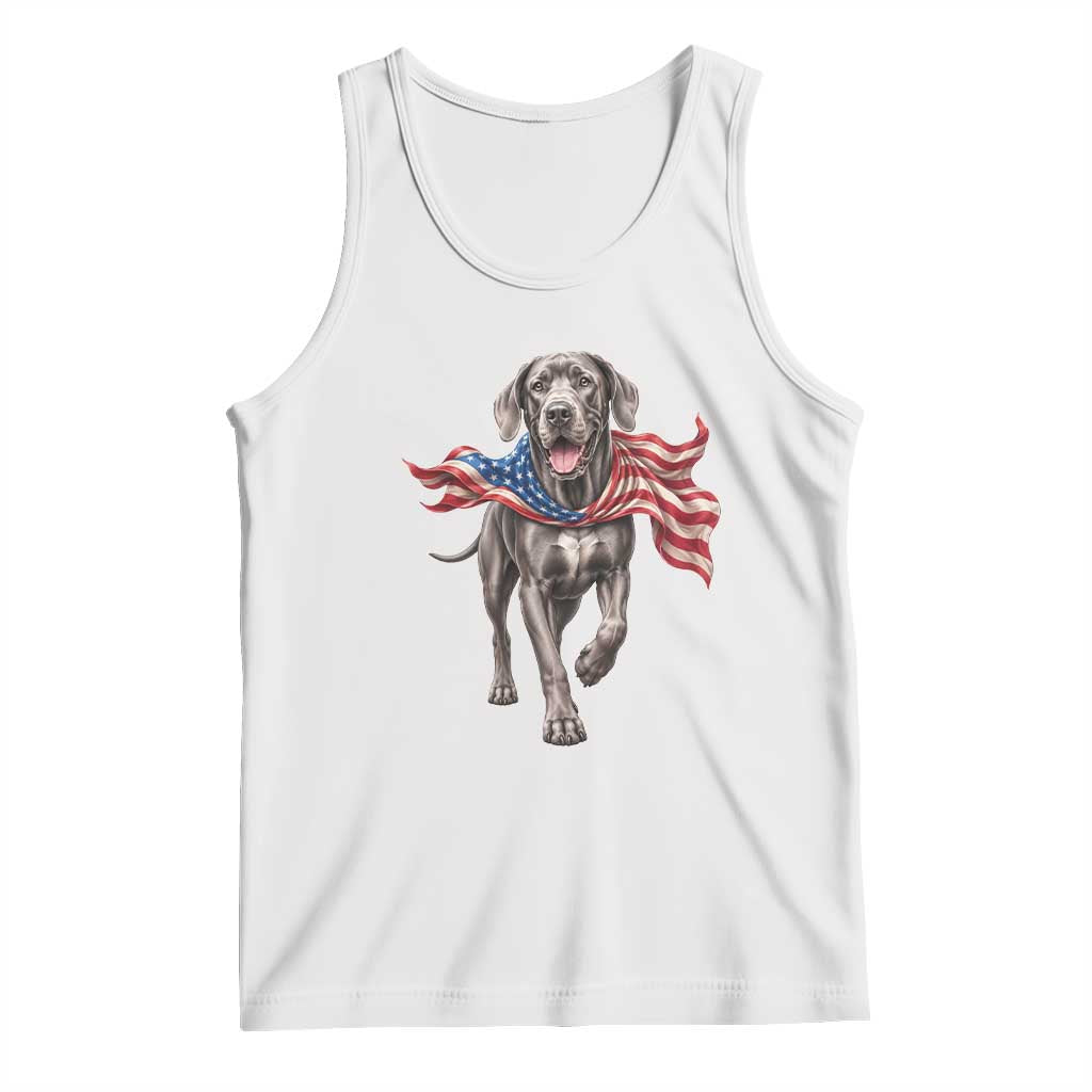 Patriotic Great Dane American Flag Tank Top USA Pride Dog Lover Gift