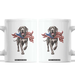 Patriotic Great Dane American Flag Coffee Mug USA Pride Dog Lover Gift