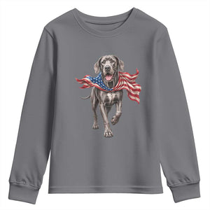 Patriotic Great Dane American Flag Youth Sweatshirt USA Pride Dog Lover Gift