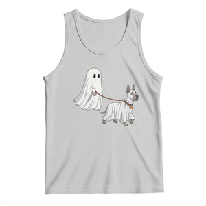 Funny Ghost Walking Great Dane Dog Tank Top Halloween Pet Lover Gift