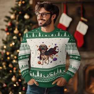 Cute Halloween Great Dane Dog Pumpkin Ghost and Witch T-Shirt Ugly Christmas Sweater