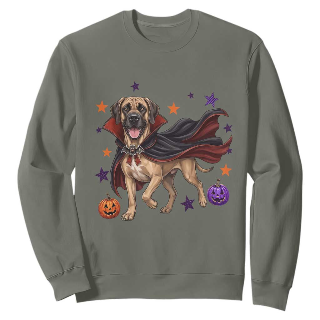 Cute Halloween Great Dane Dog Pumpkin Ghost and Witch T-Shirt Sweatshirt