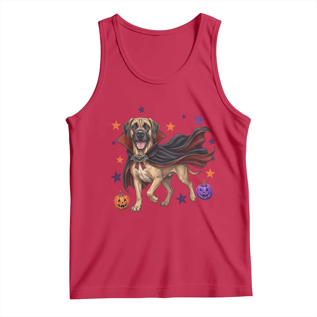 Cute Halloween Great Dane Dog Pumpkin Ghost and Witch T-Shirt Tank Top
