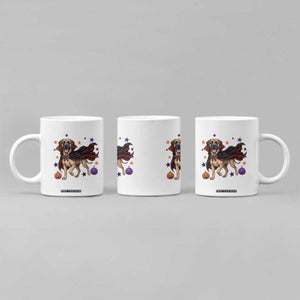 Cute Halloween Great Dane Dog Pumpkin Ghost and Witch T-Shirt Coffee Mug