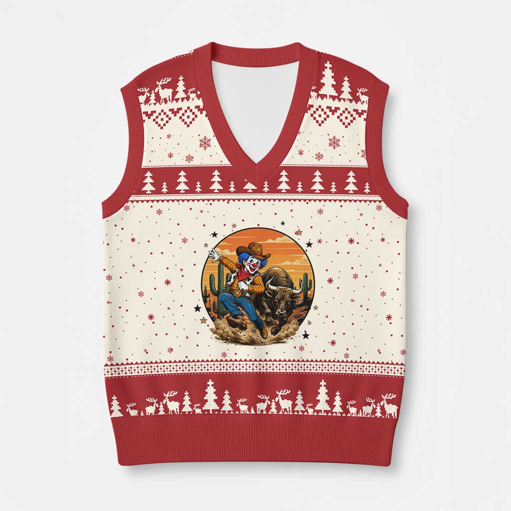 Cute Halloween Vampire Great Dane Dog V-Neck Knit Sweater Vest Spooky Pet Lover Gift
