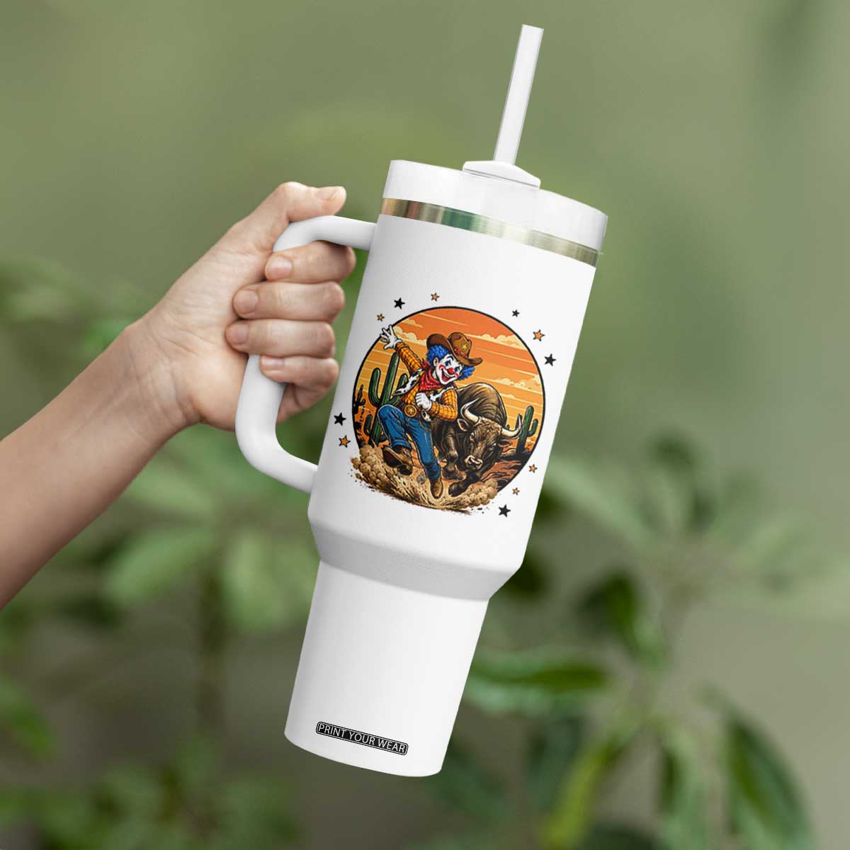 Cute Halloween Vampire Great Dane Dog Tumbler With Handle Spooky Pet Lover Gift