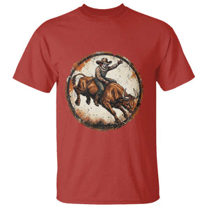 Funny Rodeo Clown Bull Riding T Shirt Western Rodeo Fighter Gift