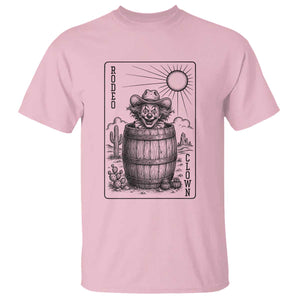 Funny Rodeo Clown In Barrel T Shirt Western Playing Card Rodeo Gift