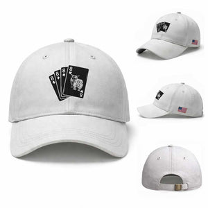 Funny Rodeo Clown Bull Western Playing Cards Poker Gift Baseball Cap