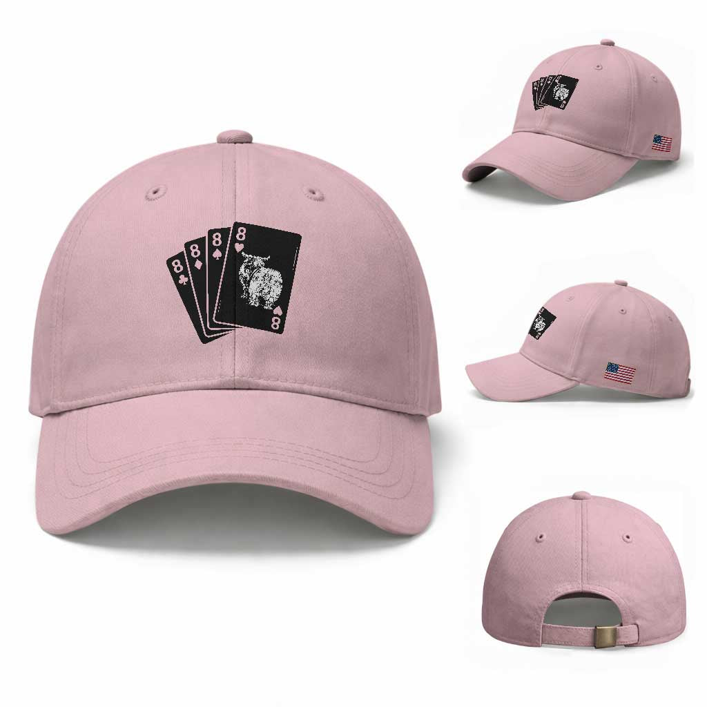 Funny Rodeo Clown Bull Western Playing Cards Poker Gift Baseball Cap