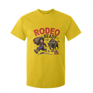 Rodeo Ready Clown Bull Chase Spooky Halloween Gift T Shirt For Kid