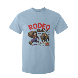 Rodeo Ready Clown Bull Chase Spooky Halloween Gift T Shirt For Kid