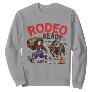 Rodeo Ready Clown Bull Chase Spooky Halloween Gift Sweatshirt